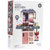  Dječja kuhinja za igru s funkcijom vode - 42 elementa - zeleno/roza | shoptok.hr