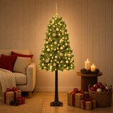  Umjetno božićno drvce s pomičnim granama i kuglicama 120 cm | shoptok.hr