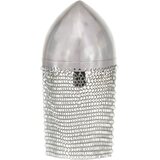  Replika viteške kacige za LARP srebrna čelična | Shoptok.si