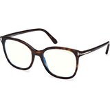 Tom Ford Ženski okvir za dioptrijske naočare Blue block 0FT6089-B 5254, Smeđi Cene