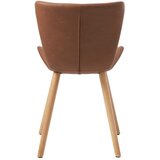 Unique Furniture Smeđe metalne blagovaonske stolice u setu 2 kom Teslin – | shoptok.hr