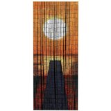 Maximex Oranžna bambusova zavesa za vrata 200x90 cm Sunset - Maximex Cene