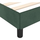 vidaXL Posteljni okvir z vzglavjem temno zelen 90x200 cm žam | Shoptok.si