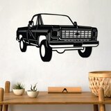 Wallity zidna dekoracija chevy K20 pickup truck (1976), 60 x 35 cm, crna | ePonuda.com