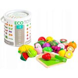ECO TOYS Ecotoys drveno voće set od 20 elemenata Cijene