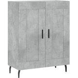  Komoda siva boja betona 69,5x34x90 cm od konstruiranog drva | shoptok.hr