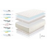 Moonia Vzmetnica Viskoelastični Premium Cashmere 27cm, 90x190cm - (21563388) | Shoptok.si