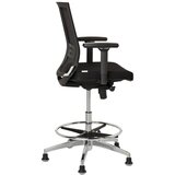 MID.YOU Vrtljiv Stol Top Work 77, Črna | Shoptok.si