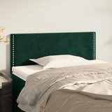  Uzglavlje tamnozeleno 100x5x78/88 cm baršunasto | shoptok.hr