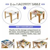 Hanah home Dječiji set Sto i stolica, 72,5x55x56,5 cm, Bijela | Eponuda.ba