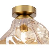  plafonska svetiljka cristal 1xE14/15W/230V mesing/dimno bež | Eponuda.com