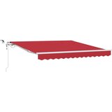  Skrovita tenda Crvena 300 x 250 cm Poliester i metal | shoptok.hr