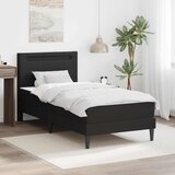  Okvir za krevet Crna 90 x 200 cm Umjetna koža - Crna 90 x 200 cm Cijene