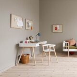 Oliver Furniture® pisaći stol sa stolicom white/oak | shoptok.hr