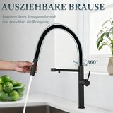 ELITE EDITION Kuhinjska armatura KF1730 z izvlečno prho in izlivom za filtrirano vodo v več barvnih izvedbah — Brušeni nikelj | Shoptok.si