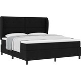 Box spring krevet s madracem Crna 180 x 200 cm tkanina | shoptok.hr