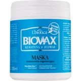 L´Biotica Biovax Keratin & Silk regenerirajuća maska za grubu kosu 250 ml