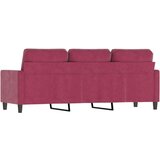  Trosjed crvena boja vina 180 cm baršunasti | shoptok.hr
