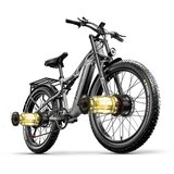 Shengmilo Električno kolo S600 2x1000 W z dvojnim motorjem, 26-palčna debela pnevmatika Samsung 48 V 17,5 Ah, baterija, največja hitrost 45 km/h, sivo, (21563975) Cene