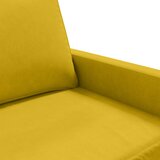  Dvosjed žuti 140 cm baršunasti | shoptok.hr