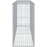 vidaXL Gabionska košara s poklopcem 200x50x100 cm pocinčano željezo | shoptok.hr