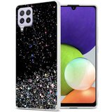 Cadorabo Ohišje, združljivo z Samsung Galaxy A22 4G / M22 / M32 4G in črna z bleščicami - Zaščitni ovitek iz prožnega silikona TPU s svetlečimi bleščicami, (20860355) | Shoptok.si