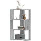  Kutni regal z knjige 3 razine artisian hrast 50x50x102cm drveni | shoptok.hr