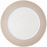 ROSENTHAL PLITVI KROŽNIK Francis Carreau Beige porcelan Cene