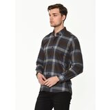Dewberry G708 MEN'S SHIRT-NAVY-BROWN | shoptok.hr