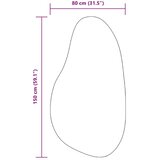  preproge Bež volna 80 x 150 cm preproga valovita moderna | Shoptok.si
