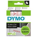 Dymo traka d1 standard 12mm crvena/providna ( DY72052 ) Cene