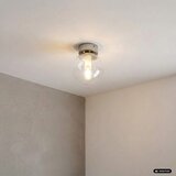  Plafonsko svetlo ELIAS 1xE14/5W/230V Ø 13 cm matni hrom/prozirno staklo | Eponuda.com