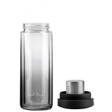 Vialli Design Črna steklena steklenica za vodo 350 ml Fuori – | Shoptok.si