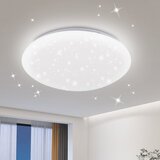 Nettlife LED stropna svetilka 12W, 6000K, 25cm nevtralno bela zvezdnato nebo stropna razsvetljava okrogla svetilka za hodnik za otroško dnevno sobo, (22110710) | Shoptok.si