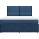  Krevet s oprugama i madracem plavi 180x200 cm od tkanine | shoptok.hr