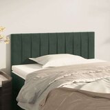  Posteljno vzglavje temno zeleno 100x5x78/88 cm žamet, (20735773) | Shoptok.si