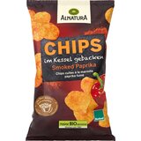 Alnatura Bioland čips pečen u kotlu dimljena paprika - 125 g Cijene
