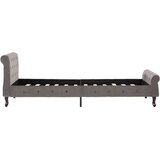  Za krevet sivi baršunasti 90 x 200 cm | shoptok.hr