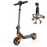 iScooter K6 otroški električni skuter, LED zaslon, nastavljiva višina, Bluetooth zvočnik, zložljiv in lahek, oranžen, (5000231670) | Shoptok.si
