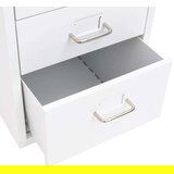 vidaXL mobilni ormarić za spise bijeli 28 x 41 x 69 cm metalni | shoptok.hr