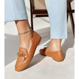 Gemre Scaletta chain loafers warm brown | shoptok.hr