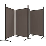 Sobna pregrada s 4 panela antracit 346 x 180 cm od tkanine | Eponuda.com