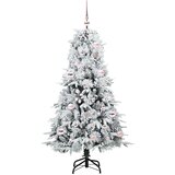 vidaXL Umjetno božićno drvce s nogom s stalakom Zelena 150 cm PE i PVC | shoptok.hr