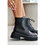 GOE Warm Leather Ankle Boots Workers For Women With Zirconia | shoptok.hr