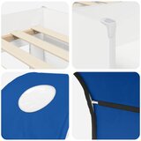  Krevet s Tunelom 4 pcs Bijela i plava Konstruirano drvo | shoptok.hr