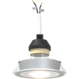 vidaXL Vgrajeni reflektorji 24 kosi Okrogle GU10 Srebrna Ø91 mm | Shoptok.si
