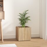 vidaXL Cvetlično korito sonoma hrast 40x40x40 cm konstruiran les Cene