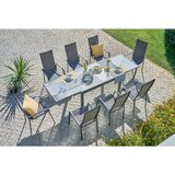 Ambia Garden VRTNA MIZA kovina, steklo antracit | Shoptok.si