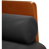  Dvosjed s jastucima, crni, 110 cm, baršun | Eponuda.com
