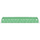  Staklenik s čeličnim okvirom zeleni 48 m² 12 x 4 x 2 m | shoptok.hr